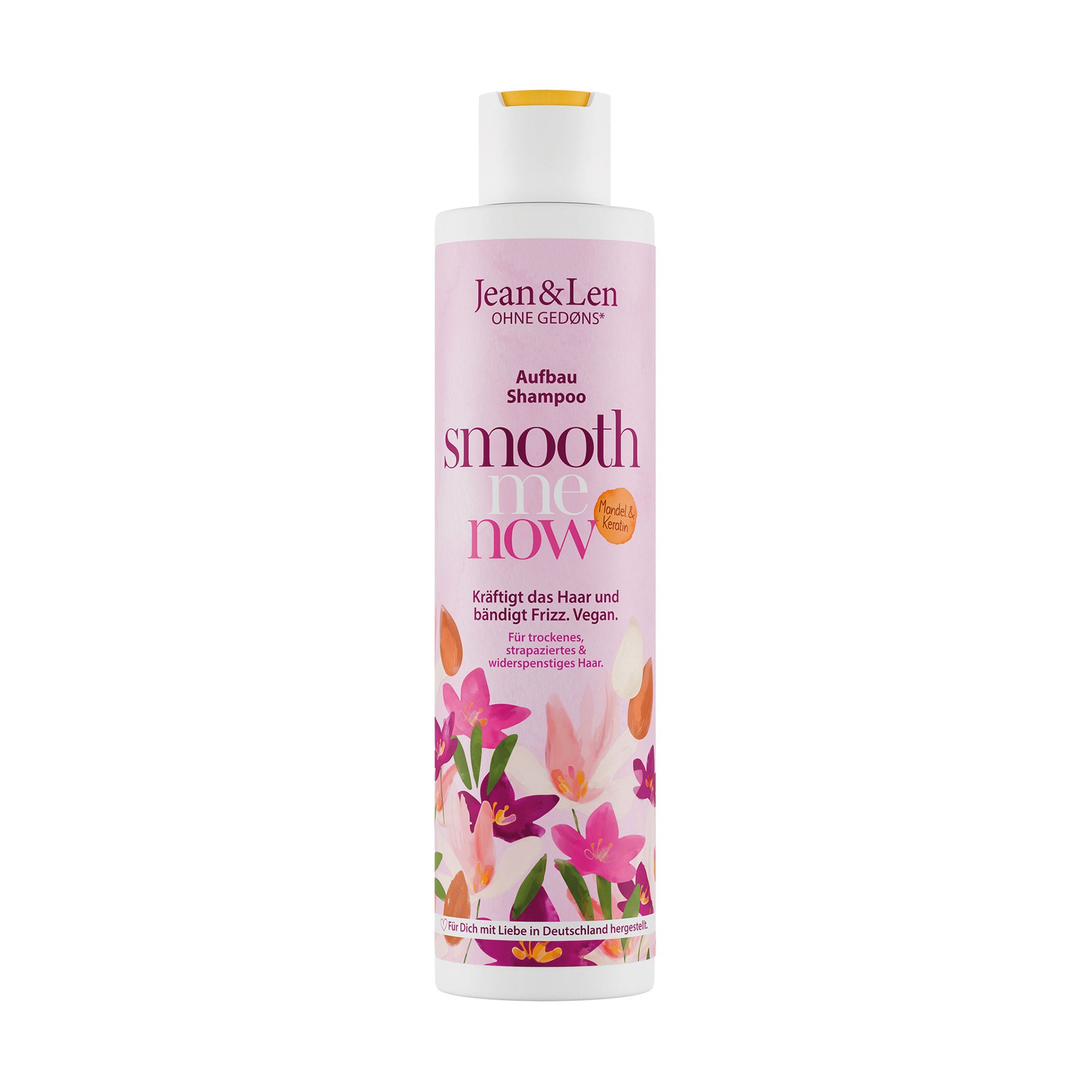 Регенувальний шампунь для волосся Jean &amp; Len Shampoo Мигдаль та кератин, 300 мл